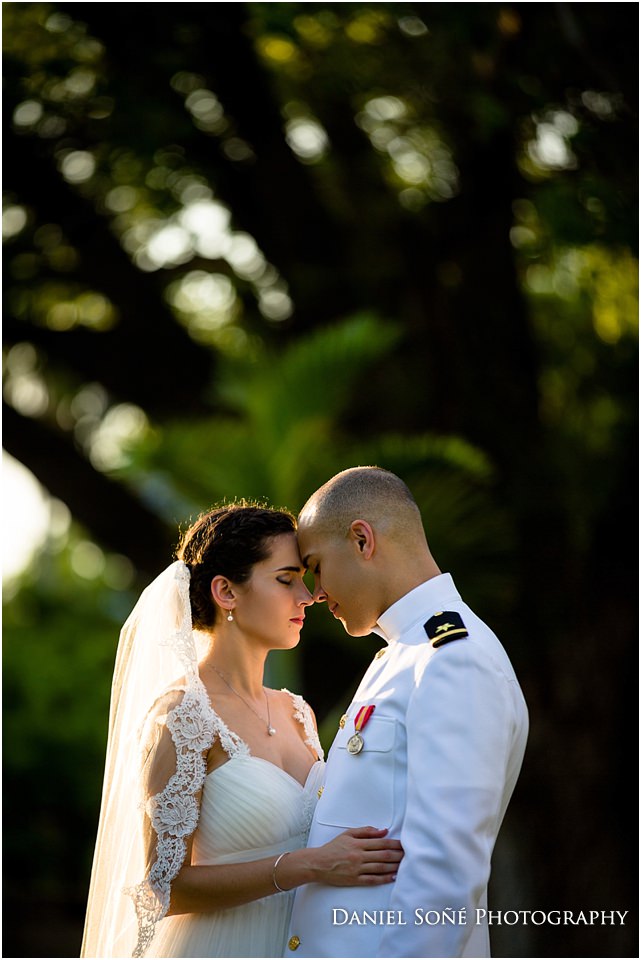 Gabriel and Angelica had a Catholic military wedding at the Basilica of St. Mary Star of the Sea.