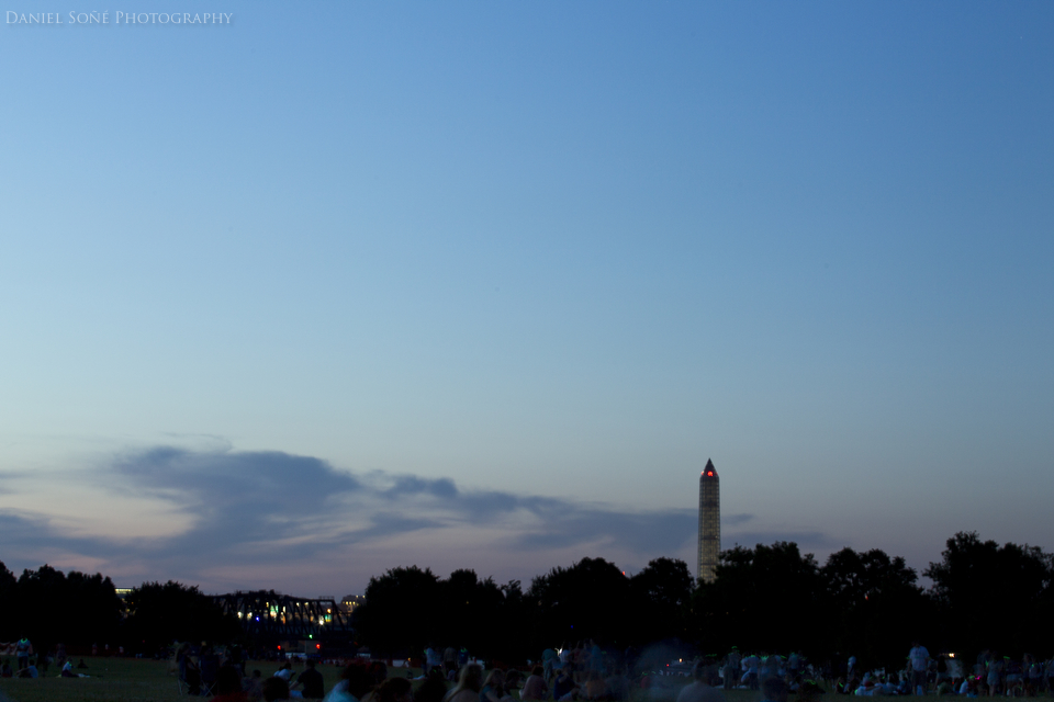 Independence Day at dusk from Gravelly Point Park - Daniel Sone Photography