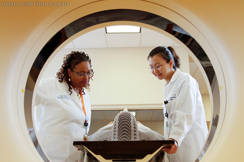 CT scan machine by Daniel Sone Photography