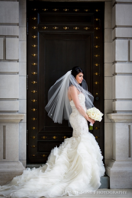 fashionable bride at the Carnegie Institution for Science