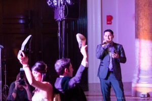 The shoe game at a Carnegie Institution for Science Wedding