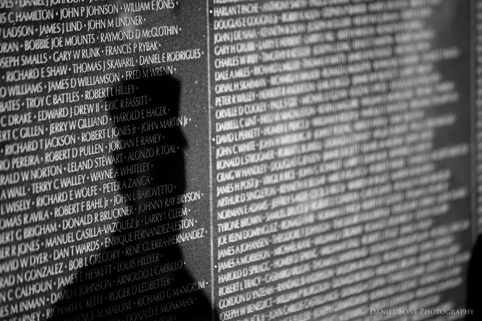 Military photography at Vietnam Veterans Memorial event by VVMF - documentary