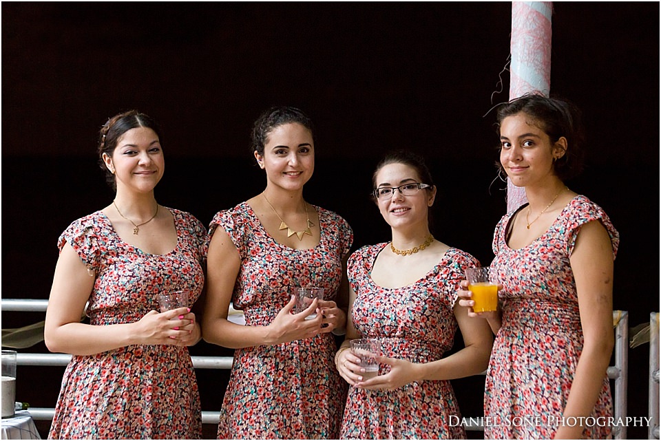 Lovely bridesmaids of Gabriel and Angelica's Key West wedding.